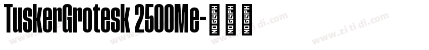 TuskerGrotesk 2500Me字体转换 TuskerGrotesk 2500Me字体转换